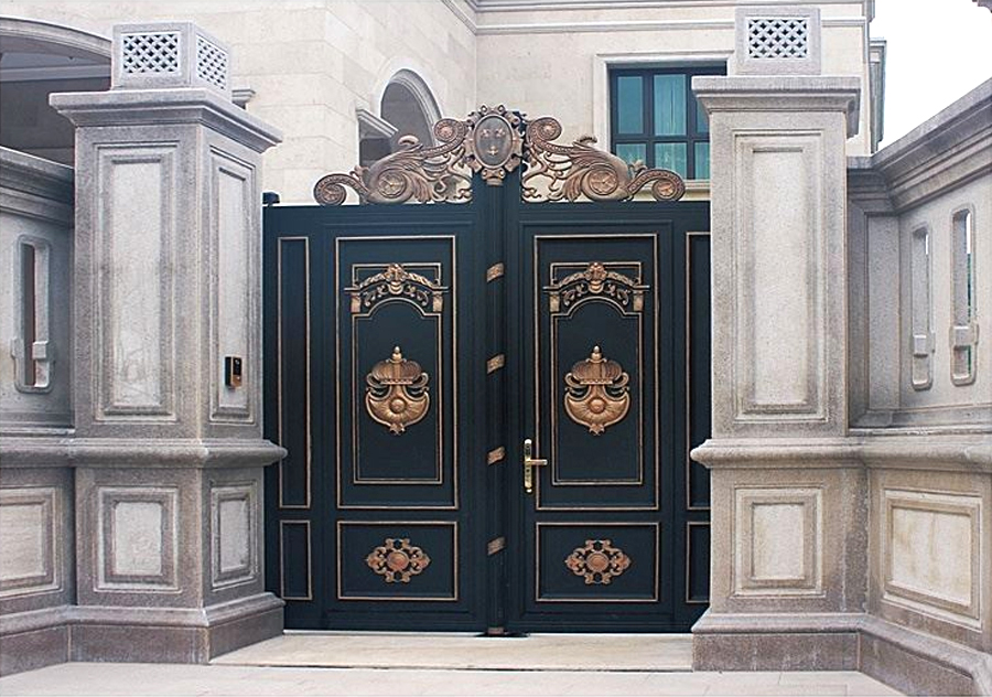 Прочные наружные алюминиевые садовые ворота