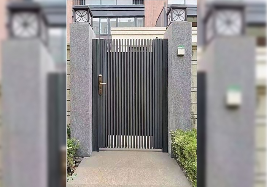 Наружные алюминиевые ворота для сада виллы