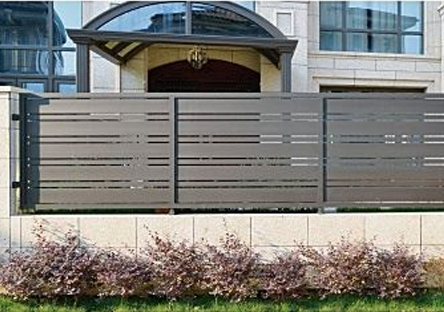 Современные алюминиевые горизонтальные реечные панели ограждения