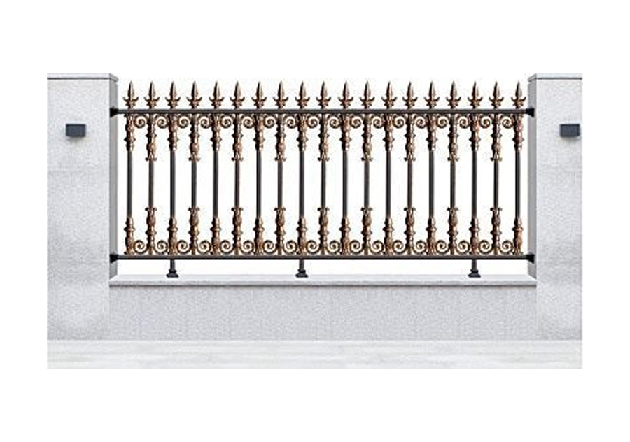 Винтажный декоративный балконный алюминиевый ограждение