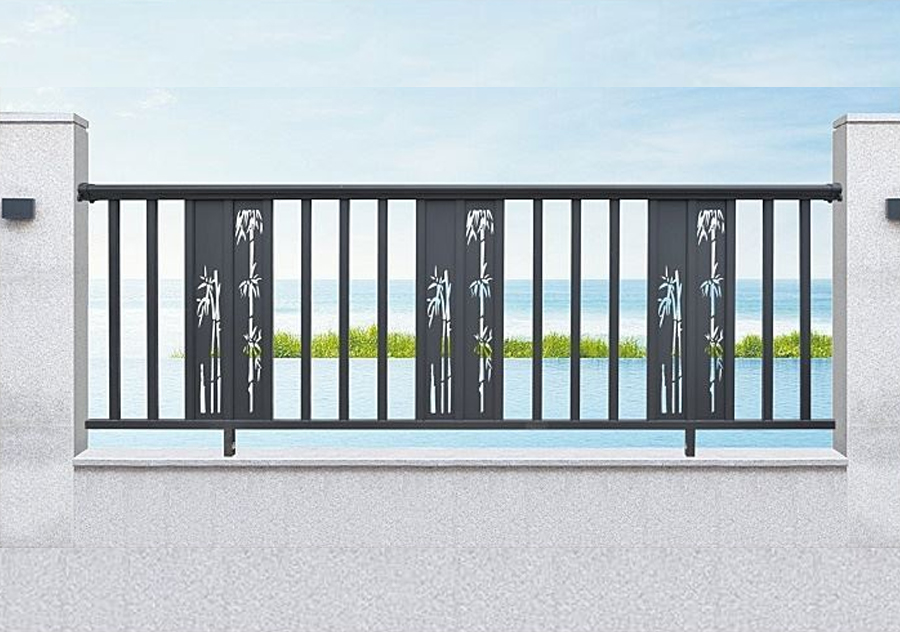 Ограждение из алюминиевого сплава с бамбуковым узором